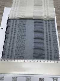 7027-636-2 80 Lawn Organza Punto Gofre Rayas[Fabrica Textil] HOKKOH Subfoto