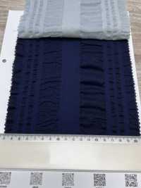 7027-636-2 80 Lawn Organza Punto Gofre Rayas[Fabrica Textil] HOKKOH Subfoto