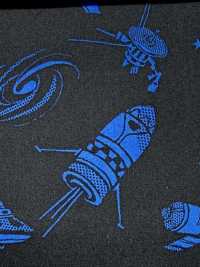 850606 Broadcloth, ¡Vamos Al Vasto Universo! Espacio Y Galaxia[Fabrica Textil] VANCET Subfoto