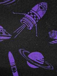 850606 Broadcloth, ¡Vamos Al Vasto Universo! Espacio Y Galaxia[Fabrica Textil] VANCET Subfoto