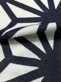 850609 Colección Lawn Indigo Con Estampado De Hojas De Cáñamo[Fabrica Textil] VANCET Subfoto