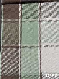 5-1266-1 Sarga De Algodón A Cuadros[Fabrica Textil] HOKKOH Subfoto