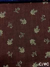 5027-303-1 Pañuelo De Tela, Flores Pequeñas, Estampado Cachemir[Fabrica Textil] HOKKOH Subfoto