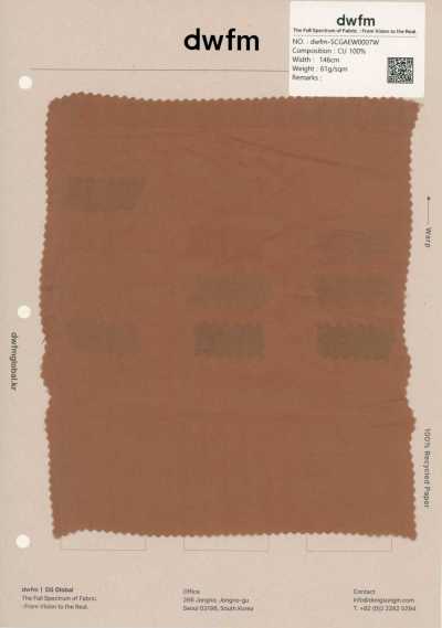 DWFM-SCGAEW0007W voile de cupro lavado