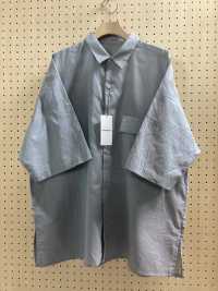 1SG041 Batista de algodón orgánico[Textil / Tela] Chambray Más fotos