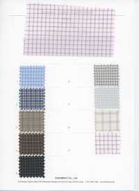 3SG047 Popelina De Algodón Orgánico A Cuadros[Fabrica Textil] Chambray Subfoto