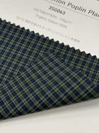 3SG043 Popelina De Algodón Orgánico A Cuadros[Fabrica Textil] Chambray Subfoto