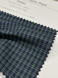 3SG043 Popelina De Algodón Orgánico A Cuadros[Fabrica Textil] Chambray Subfoto