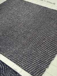 TFGR217 Jacquard Moaré De Cuerda índigo De 6 Oz[Fabrica Textil] Textiles Yoshiwa Más fotos