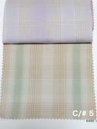 SBT-028 Sarga De Cuadros De Fibra De Lyocell TENCEL™ Orgánico 40/1[Fabrica Textil] Textiles Kuwamura Más fotos