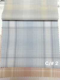 SBT-028 Sarga De Cuadros De Fibra De Lyocell TENCEL™ Orgánico 40/1[Fabrica Textil] Textiles Kuwamura Más fotos
