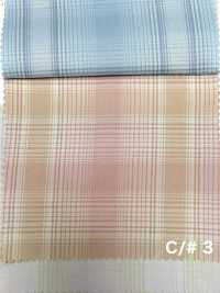 SBT-028 Sarga De Cuadros De Fibra De Lyocell TENCEL™ Orgánico 40/1[Fabrica Textil] Textiles Kuwamura Más fotos