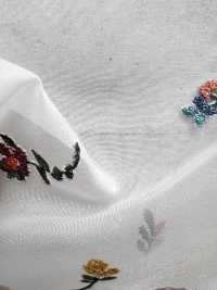 KKH4005BR-6 Organdí mate, acabado nupcial[Textil / Tela] Uni Textile (Komon Kobo) Más fotos