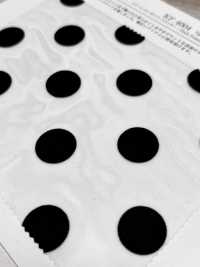 KF4004-D2559 Organza flocada crema[Textil / Tela] Uni Textile (Komon Kobo) Más fotos