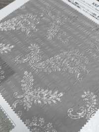 KKF8583-W-1 Jacquard seersucker[Textil / Tela] Uni Textile (Komon Kobo) Más fotos