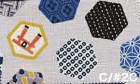 AP65102 Dobby Estampado Japonés (Rollo Enrollado)[Textil / Tela] COSMO TEXTILE Más fotos