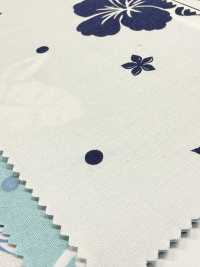 AP65804 Hilo Núcleo T/C Con Estampado De Flores Tropicales (Rollo)[Textil / Tela] COSMO TEXTILE Más fotos