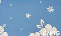 AP65804 Hilo Núcleo T/C Con Estampado De Flores Tropicales (Rollo)[Textil / Tela] COSMO TEXTILE Más fotos