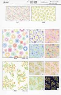 SP1187 Estampado floral pequeño en tejidos de lona (rollo)[Textil / Tela] COSMO TEXTILE Más fotos