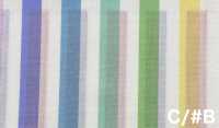 SP6400 Popelina estampada a rayas (rollo)[Textil / Tela] COSMO TEXTILE Más fotos