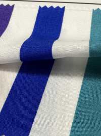 SP6400 Popelina estampada a rayas (rollo)[Textil / Tela] COSMO TEXTILE Más fotos