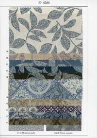 SP6580 Estampado floral sobreteñido en tejidos de lona (rollo)[Textiles / Telas] COSMO TEXTILE Más fotos