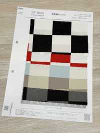 SP6600 Oxford con estampado de damero (rollo)[Textil / Tela] COSMO TEXTILE Más fotos