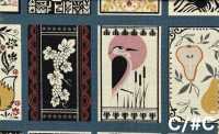 NN2336 RETONO Un/nö estampado africano de paneles tejidos de lona (rollo)[Textiles / Telas] COSMO TEXTILE Más fotos