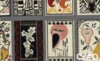 NN2336 RETONO Un/nö estampado africano de paneles tejidos de lona (rollo)[Textiles / Telas] COSMO TEXTILE Más fotos
