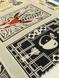 NN2336 RETONO Un/nö estampado africano de paneles tejidos de lona (rollo)[Textiles / Telas] COSMO TEXTILE Más fotos