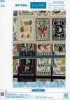 NN2336 RETONO Un/nö estampado africano de paneles tejidos de lona (rollo)