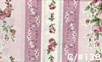 RU2530 RURU BOUQUET Estampado de corona de rosas tejidos de lona (rollo)[Textiles / Telas] COSMO TEXTILE Más fotos