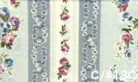 RU2530 RURU BOUQUET Estampado de corona de rosas tejidos de lona (rollo)[Textiles / Telas] COSMO TEXTILE Más fotos