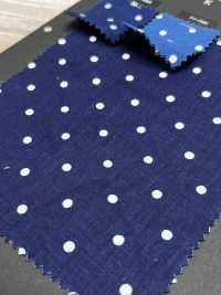 CF-IDGPT3 Algodón Lino Índigo Descargado[Textil / Tela] HOKKOH Más fotos