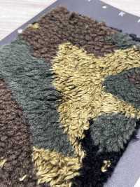 CM-109MLJQ Jacquard de boa multicolor[Textil / Tela] HOKKOH Más fotos