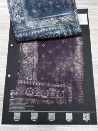 5-SILK-PT2-1 Pañuelo bandana patchwork de sarga de seda de 14 momme[Textil / Tela] HOKKOH Más fotos
