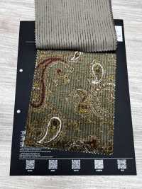 5025-1373-1 Pana dobby con patrón paisley de algodón y rayón[Textil / Tela] HOKKOH Más fotos
