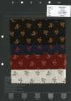 5025-1340-1 Tela bandana con pequeñas flores dispersas