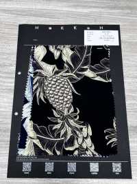5026-350-1 Rayón filamentado vintage hoja de pino[Textil / Tela] HOKKOH Más fotos