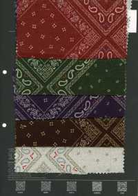 5026-310-1 Clip De Soporte Cross-Off Bandana, Estampado Bandana Multicolor[Textil / Tela] HOKKOH Más fotos