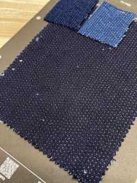 ASAGI-SASHI2KB Doble Tejido Sashiko Greige Azul Claro[Textil / Tela] HOKKOH Más fotos