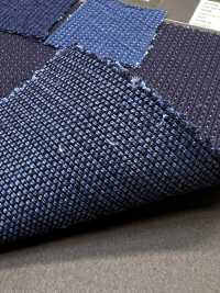 ASAGI-SASHI2KB Doble Tejido Sashiko Greige Azul Claro[Textil / Tela] HOKKOH Más fotos