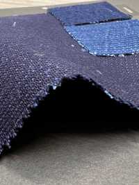 ASAGI-SASHI2KB Doble Tejido Sashiko Greige Azul Claro[Textil / Tela] HOKKOH Más fotos