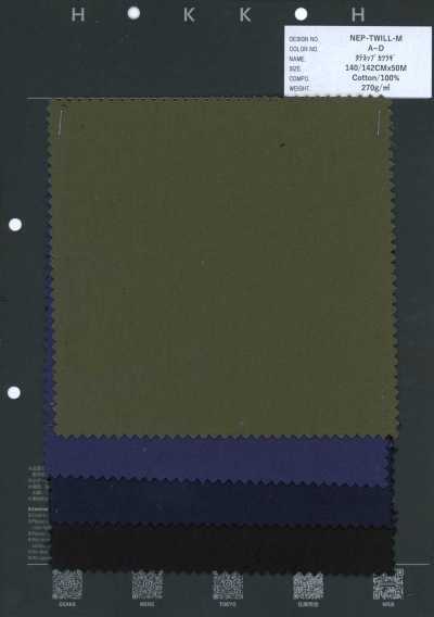 NEP-TWILL-M Dril Con Nep En Urdimbre