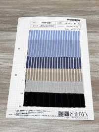 SB94291 Rayas Dobby De Algodón Y Ramio[Textil / Tela] SHIBAYA Más fotos