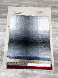 A-8184 Cuadro bloque ombré de franela[Textil / Tela] Arinobe Shoten Más fotos