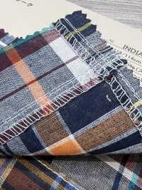 INDIA-2158 Patchwork Madras[Textiles / Telas] Arinobe Shoten Más fotos