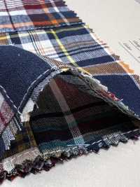 INDIA-2158 Patchwork Madras[Textiles / Telas] Arinobe Shoten Más fotos