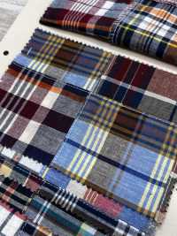 INDIA-2158 Patchwork Madras[Textiles / Telas] Arinobe Shoten Más fotos