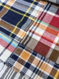 INDIA-2158 Patchwork Madras[Textiles / Telas] Arinobe Shoten Más fotos